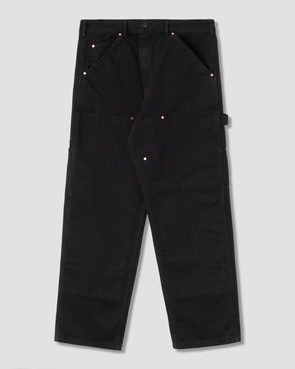 Double Knee Pant - Washed Black Duck