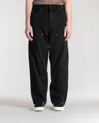 Double Knee Pant - Washed Black Duck