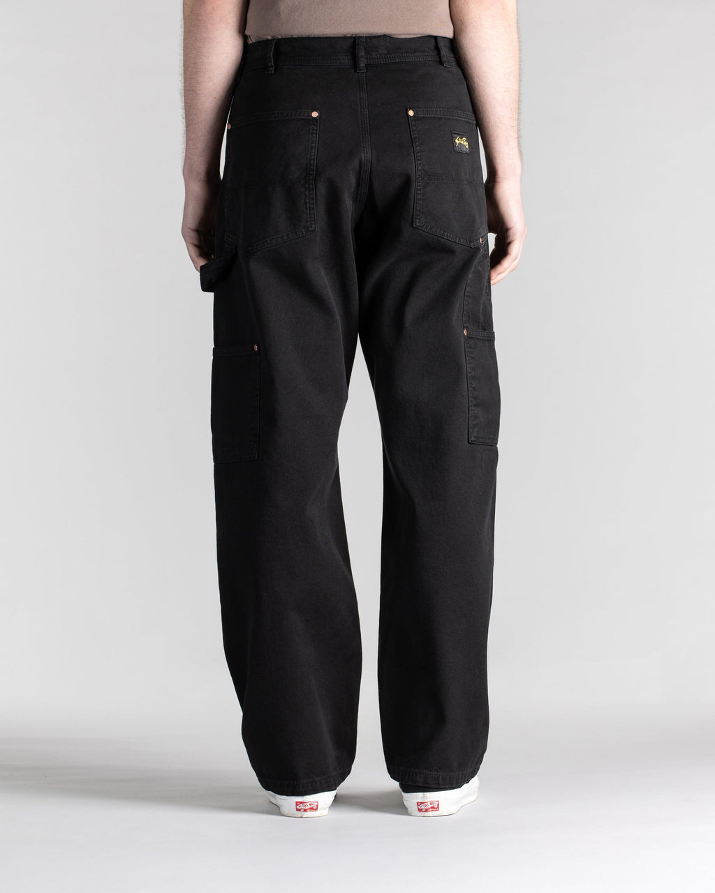 Double Knee Pant - Washed Black Duck