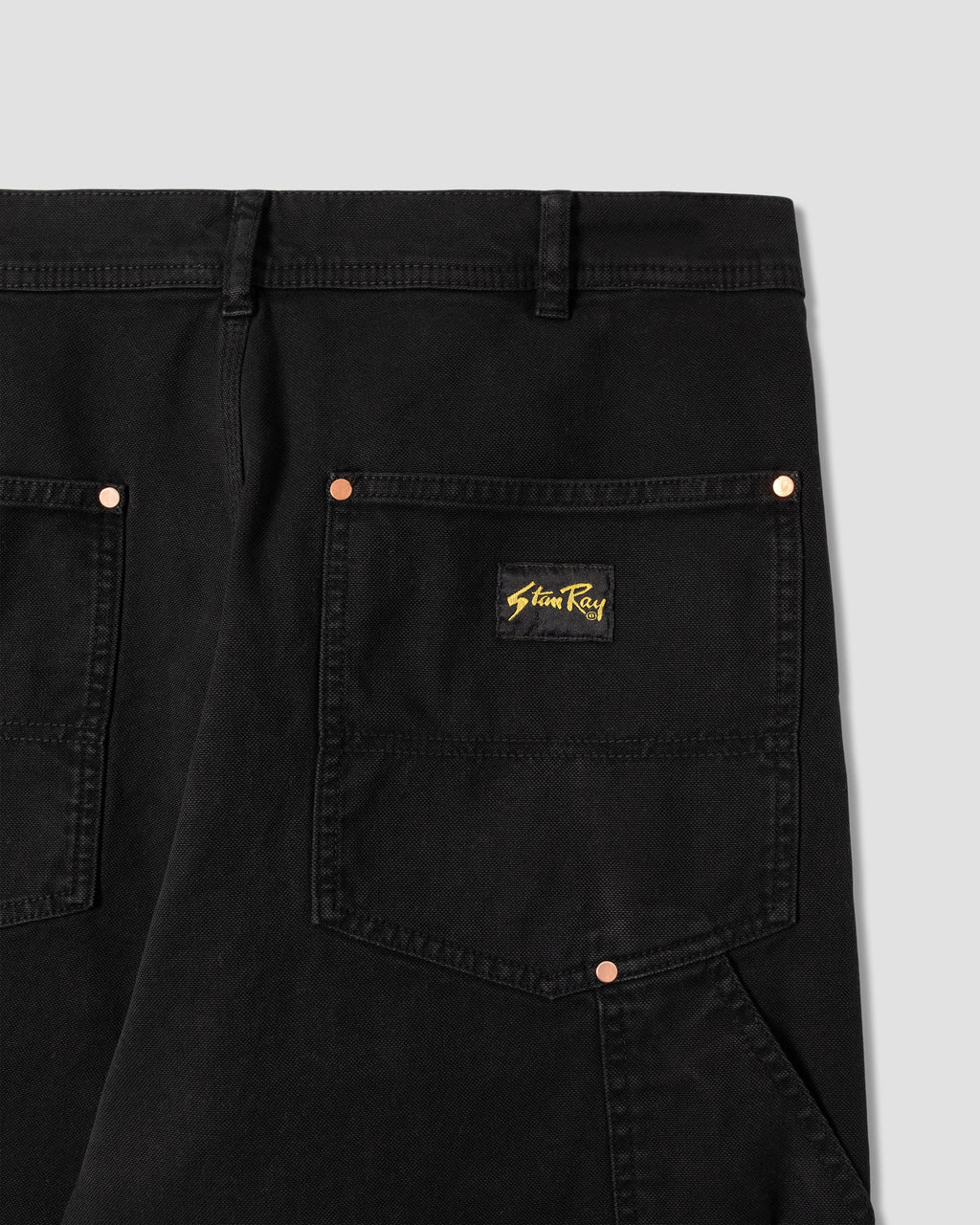 Double Knee Pant - Washed Black Duck