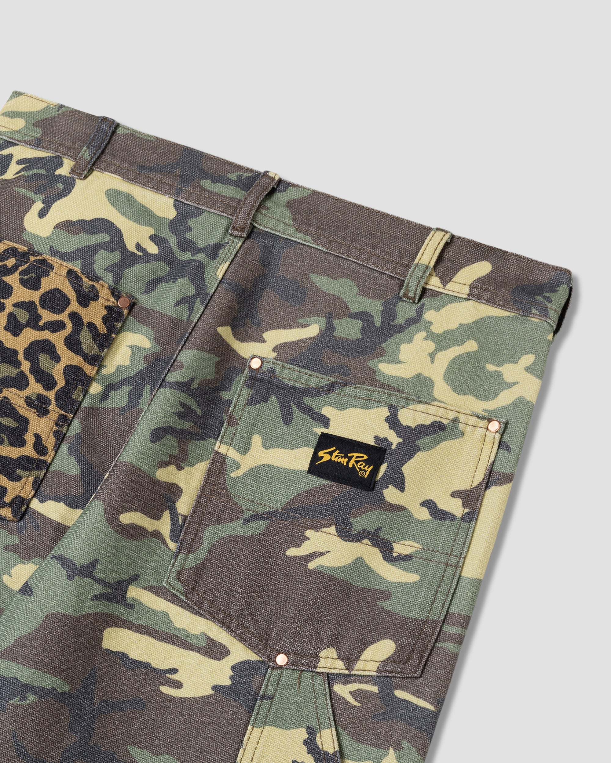 Double Knee Pant - Woodland DPM Duck/Leopard Duck Mix
