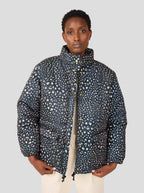 Donna Leopard Print Down Jacket