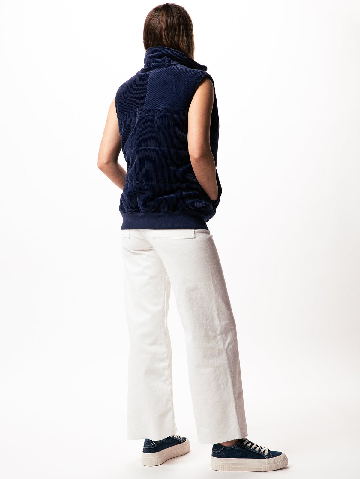 Doudoune Sans Manche Navy
