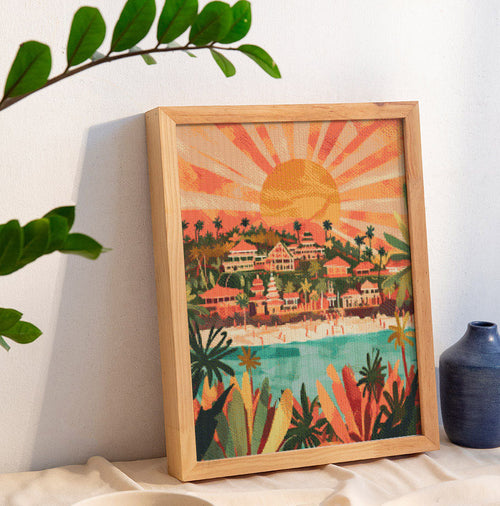 Broderie Diamant - Lever De Soleil À Bali