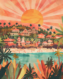 Diamond Painting - Broderie Diamant - Lever de soleil à Bali