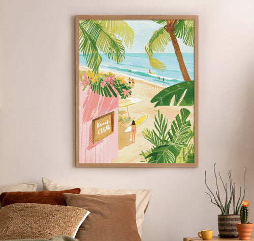 Broderie Diamant - Club De La Plage