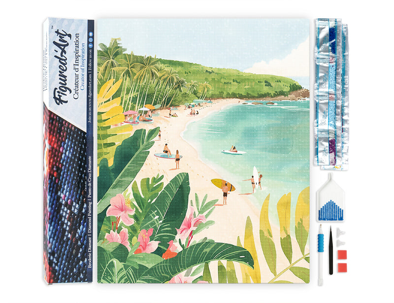 Broderie Diamant - Paradis Du Surf