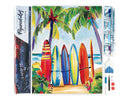 Broderie Diamant - Planche De Surf Colorées