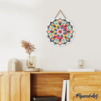 Diamond Painting Sur Disque En Bois - Mandala Floral