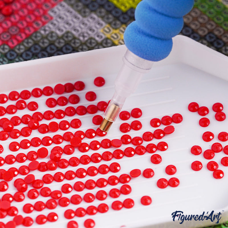 Mini Diamond Painting 25X25Cm - Nuit Étoilée Vibrante