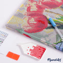 Mini Diamond Painting 25X25Cm - Nuit Étoilée Vibrante