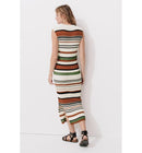 Robe-chaussette Rayée Femme - Multicolore Raye