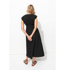 Robe en Broderie Anglaise - Noir Uni Fonce
