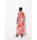 Robe Longue Imprimée - Multicolore Imprime