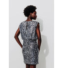 Robe - Mi-cuisse - Noir Imprime