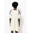 Robe Courte en Gaze de Coton - Naturel Uni Clair