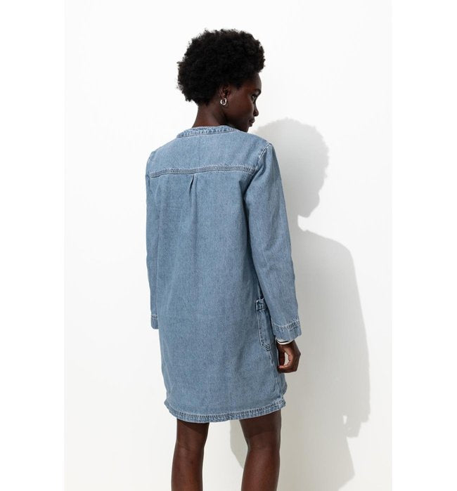 Robe Courte en Jean Femme - Jeans Uni Fonce