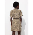 Robe-chemise Léopard Femme - Multicolore Imprime