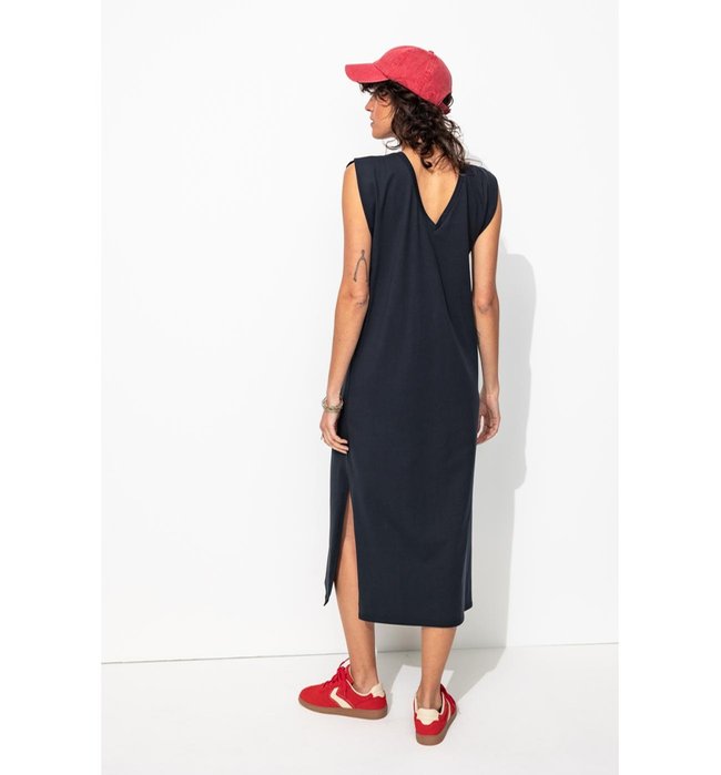 Robe T-shirt - Bleu Uni Fonce