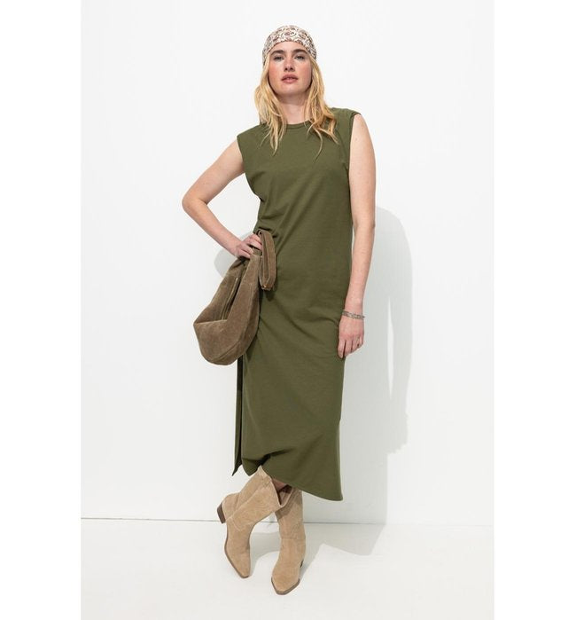 Robe T-shirt - Kaki Uni Fonce