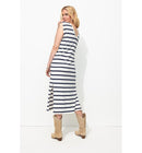 Robe T-shirt - Bleu Raye