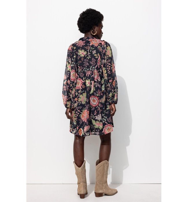 Robe Imprimée Éco-conçue - Bleu Imprime