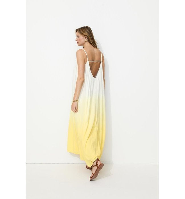 Robe Longue 2 en 1 Femme - Naturel Uni Clair