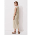 Robe-pull Pailletée Femme - Naturel Uni Clair