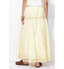 Jupe Jupon Broderie Anglaise - Naturel Uni Clair