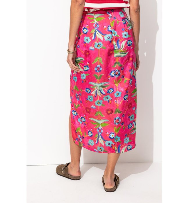 Jupe Midi Laura Gulshani - Rose Imprime