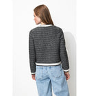 Cardigan Style Mademoiselle - Noir Imprime
