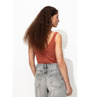 Débardeur Éco-conçu en Crochet - Marron Uni Clair