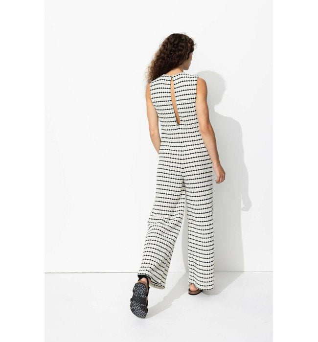 Combi-pantalon en Crochet - Noir Imprime