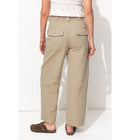Pantalon en Toile Femme - Naturel Uni Clair