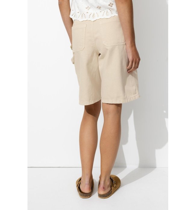 Bermuda en Jean Femme - Naturel Uni Clair