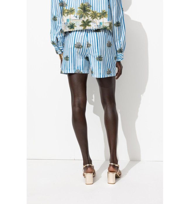Short Imprimé Palmier - Multicolore Imprime