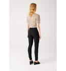Ernest Jean Skinny Push Up - Noir Uni Fonce