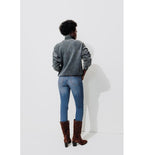 Gaspard Jean Skinny Femme - Jeans Uni Fonce