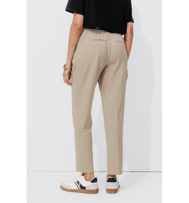 Pantalon Jogpant Femme - Naturel Uni Clair
