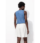 Short Large Femme - Naturel Uni Clair