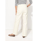 Basile Jean Droit High Rise - Naturel Uni Clair
