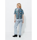 Basile Jean Droit High Rise - Jeans Uni Clair
