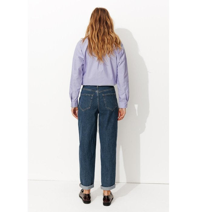 Oscar Jean Slouchy Femme - Jeans Uni Fonce