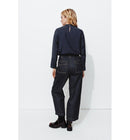 Jean Droit Brut Femme - Jeans Uni Fonce