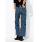 Hector Jean Taille Haute - Jeans Uni Fonce