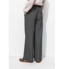Pantalon Large et Rayé Femme - Gris Raye