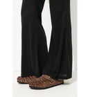Pantalon en Jersey Fluide - Noir Uni Fonce