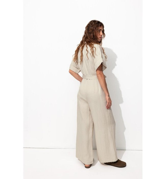 Combinaison-pantalon Femme - Naturel Uni Clair