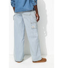 Jean Large Rayé Femme - Multicolore Raye
