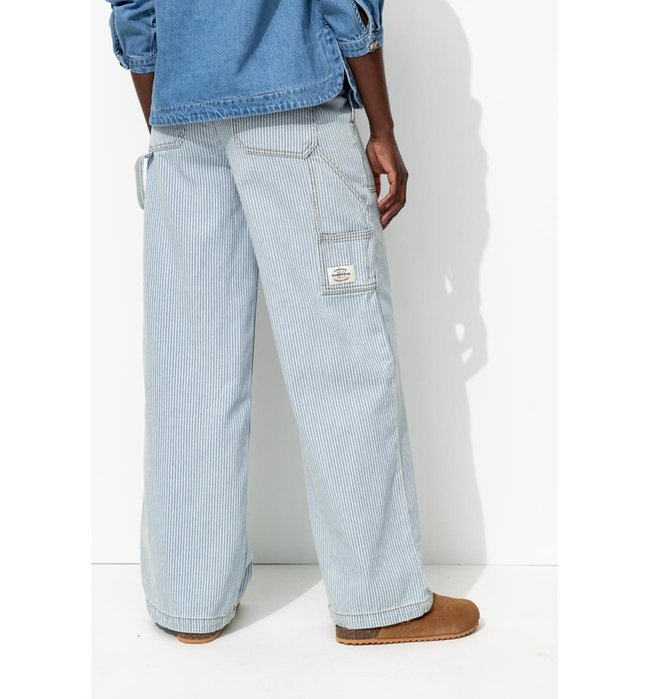 Jean Large Rayé Femme - Multicolore Raye